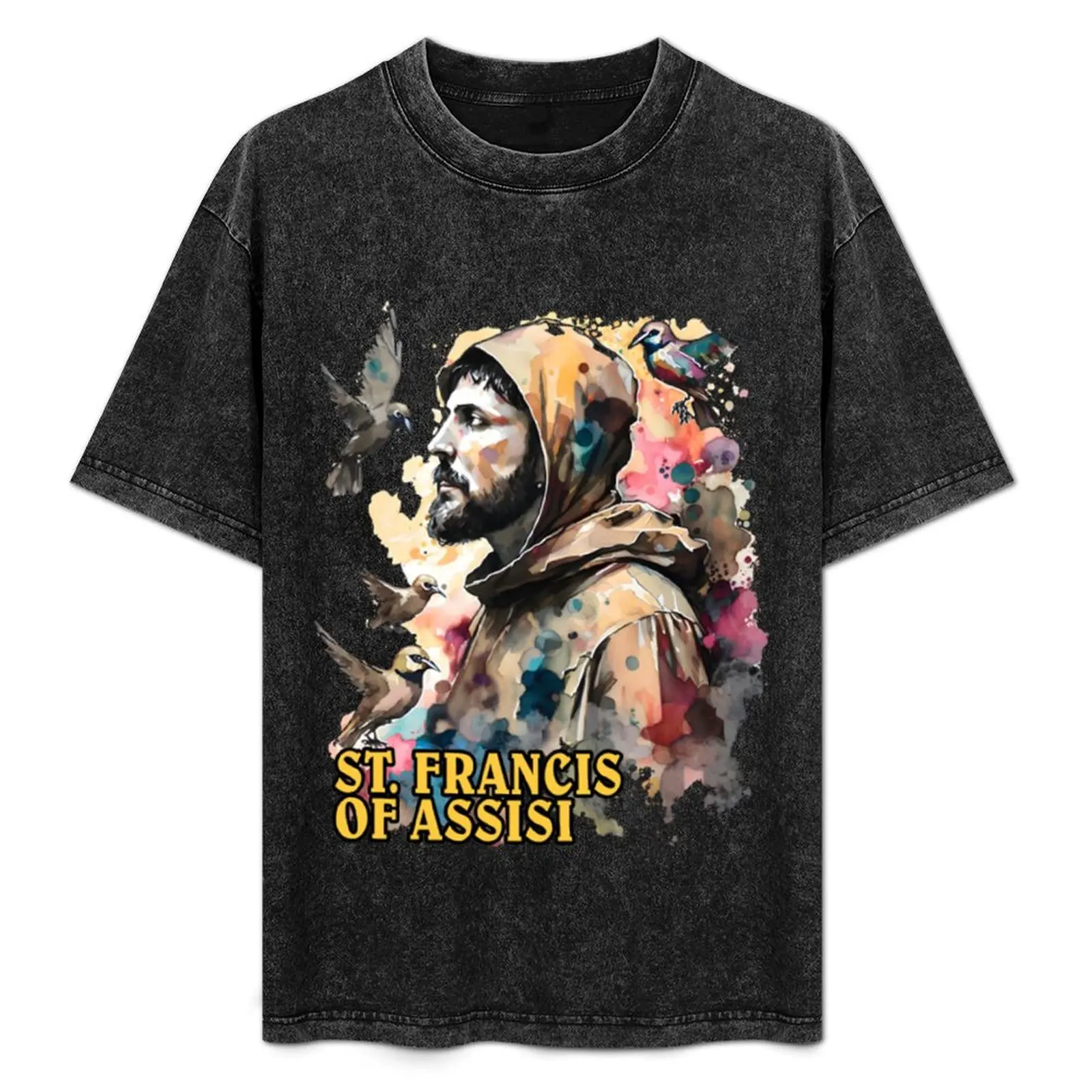 St Francis of Assisi Saint T-Shirt fashion shirts Luxury man mens graphic t-shirts big and tall
St Francis of Assisi Saint T-Shirt fashion shirts Luxury man mens graphic t-shirts big and tall