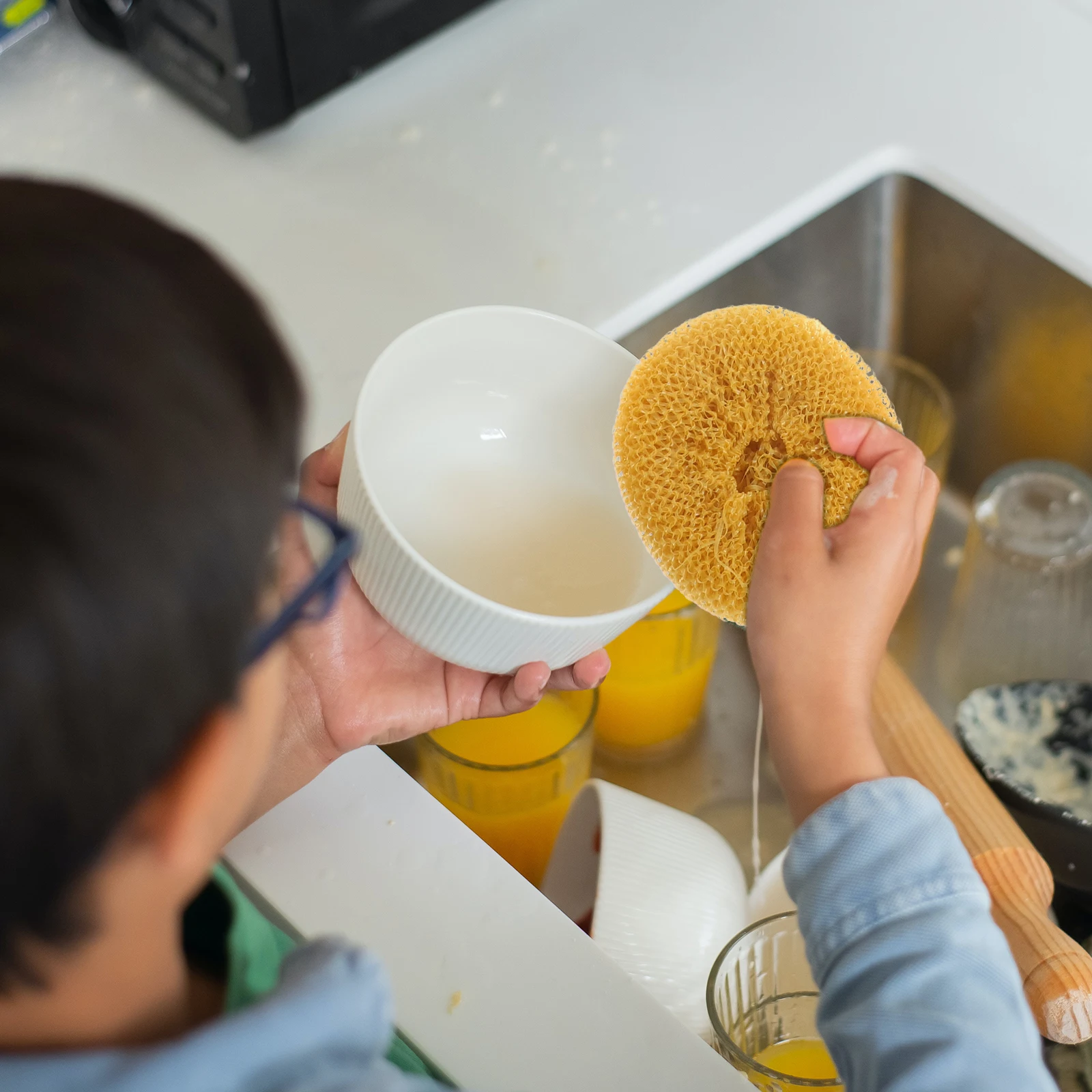 30pcs Dishwashing Ball Scouring Pad Scrubbers Kitchen Cleaning Mesh Brush Non-Scratch Reusable Colored Tools For Bowl Pot
30pcs Dishwashing Ball Scouring Pad Scrubbers Kitchen Cleaning Mesh Brush Non-Scratch Reusable Colored Tools For Bowl Pot