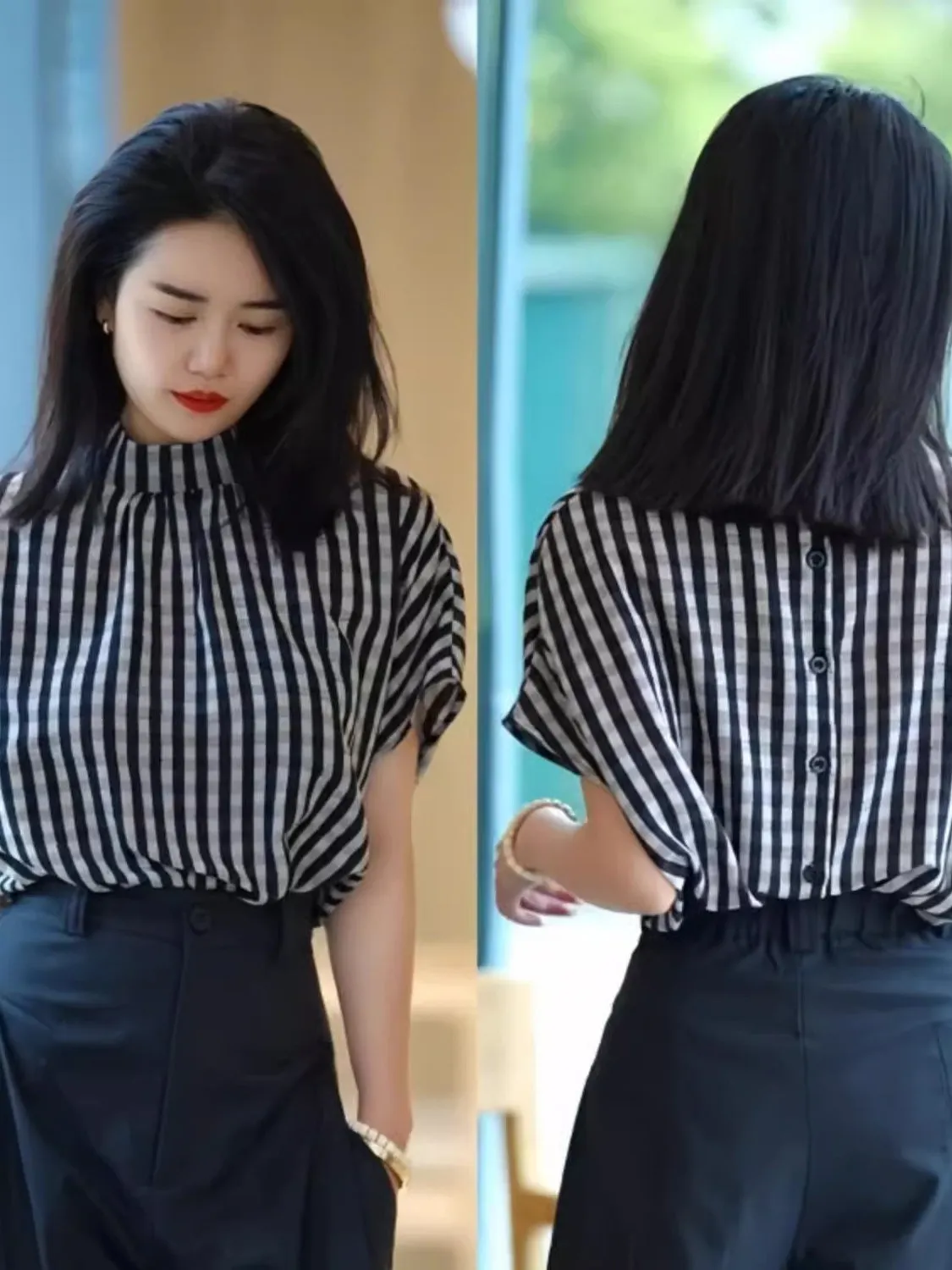 Bla White Plaid Women's irt Large Size Design Casual Sli Commute Sle Полиэстер ort Sve круглый Ne
Bla White Plaid Women's irt Large Size Design Casual Sli Commute Sle Полиэстер ort Sve круглый Ne