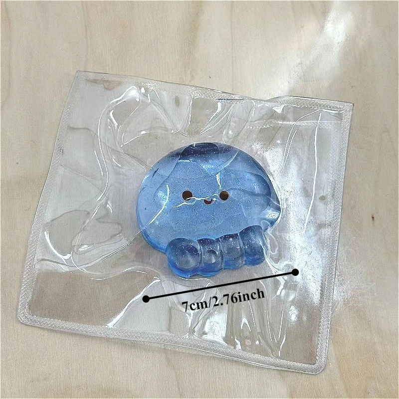 1PC Cartoon Jellyfish Squeeze Toy | Soft material, sensory toy, ideal for birthday parties and holiday gatherings, transparent bag is part of the toy
1PC Cartoon Jellyfish Squeeze Toy | Soft material, sensory toy, ideal for birthday parties and holiday gatherings, transparent bag is part of the toy