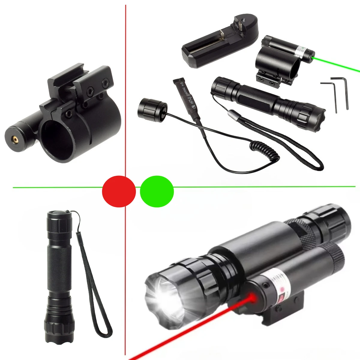 Flashlight Laser Sight Adjustable Laser Tactical LED Flashlight With Red Green Laser Dot Sight Light Fit Picatinny Rail
Flashlight Laser Sight Adjustable Laser Tactical LED Flashlight With Red Green Laser Dot Sight Light Fit Picatinny Rail