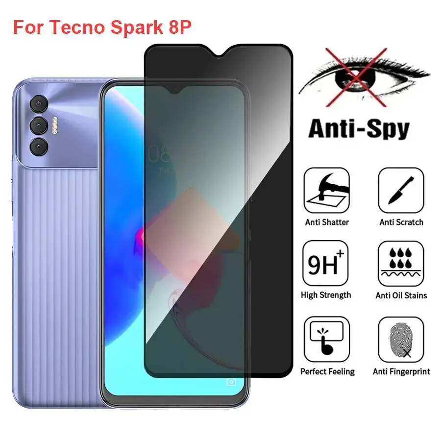 Spark 8P Anti Spy Privacy Tempered Glass Protector Compatible For Tecno Spark8p Full Cover Screen Phone Film
Spark 8P Anti Spy Privacy Tempered Glass Protector Compatible For Tecno Spark8p Full Cover Screen Phone Film