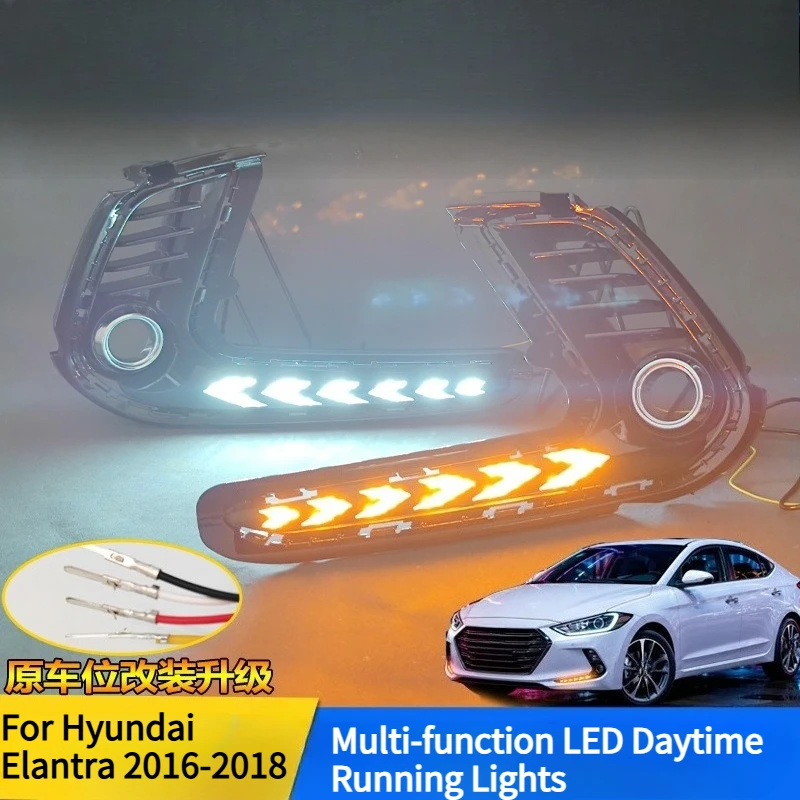For Hyundai Elantra 2016 2017 2018 LED Daytime Running Light Retrofit Driving Turn Signal Decorative Car Accessories
For Hyundai Elantra 2016 2017 2018 LED Daytime Running Light Retrofit Driving Turn Signal Decorative Car Accessories