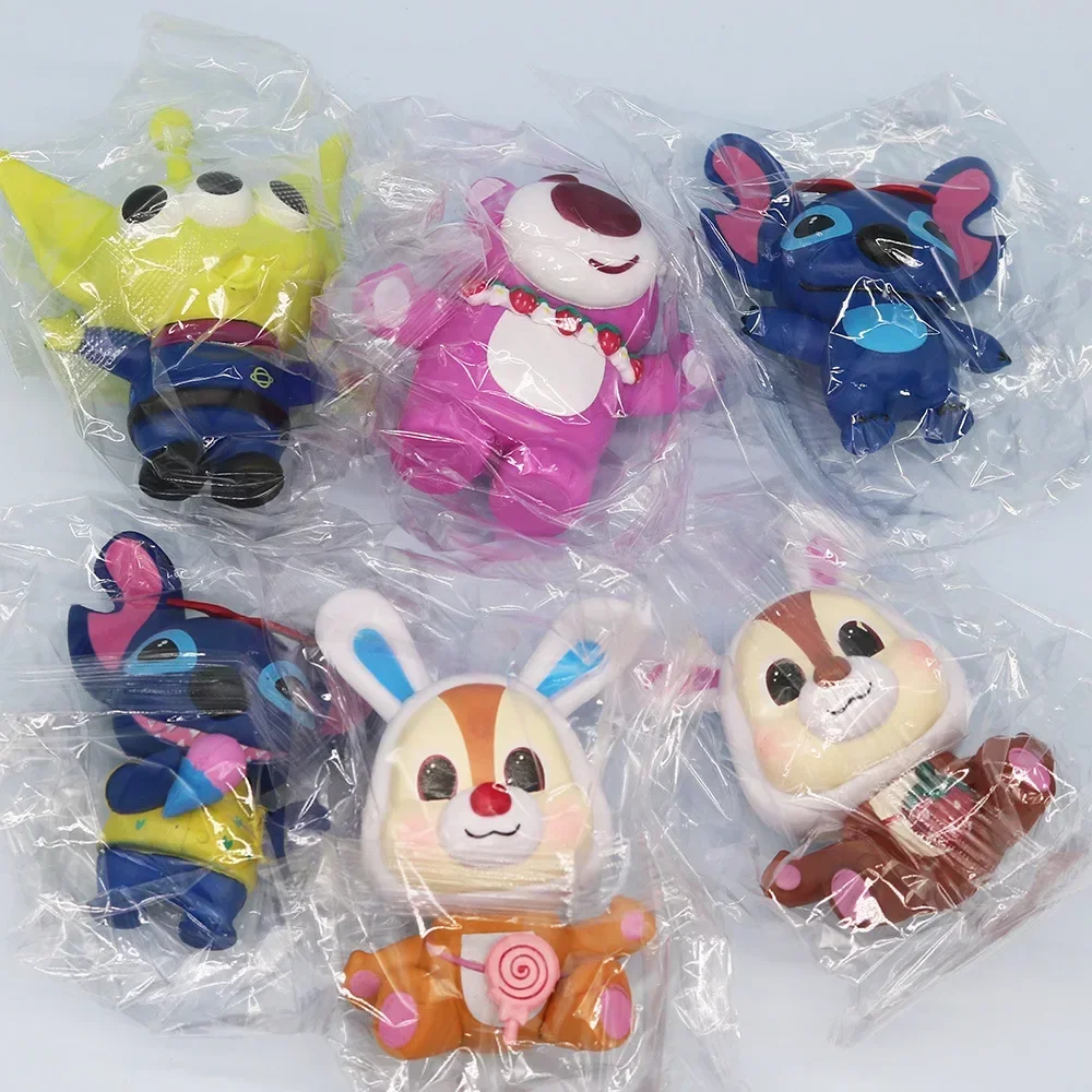 6 шт. Disney Stitch Lotso Chip 'n' Дейл фигурка кролика супер милая история игрушек мультяшная коллекция модель подарок на день рождения и Рождество 
6 шт. Disney Stitch Lotso Chip 'n' Дейл фигурка кролика супер милая история игрушек мультяшная коллекция модель подарок на день рождения и Рождество