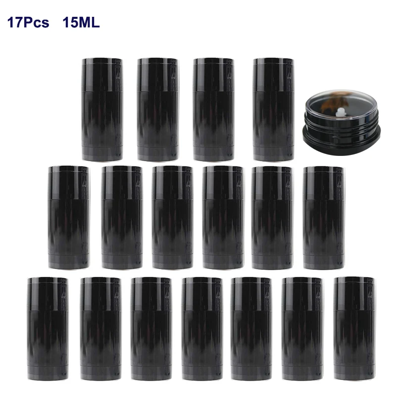 17Pcs 15ml Deodorant Container Empty Twist-Up Tube Bottles Refillable Leak-Proof Containers Round Shape Bottom Filling Stick
17Pcs 15ml Deodorant Container Empty Twist-Up Tube Bottles Refillable Leak-Proof Containers Round Shape Bottom Filling Stick