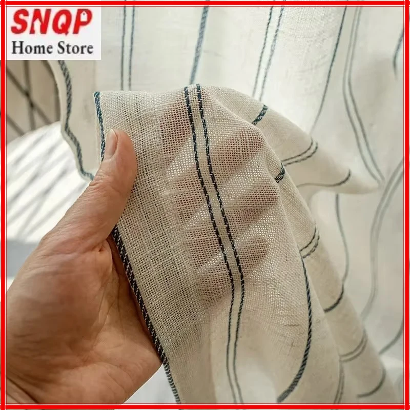 Japanese-style Homestay Nordic Minimalist Screen Curtain Living Room Balcony Linen Curtains and Curtains for Dining Room Ljl
Japanese-style Homestay Nordic Minimalist Screen Curtain Living Room Balcony Linen Curtains and Curtains for Dining Room Ljl