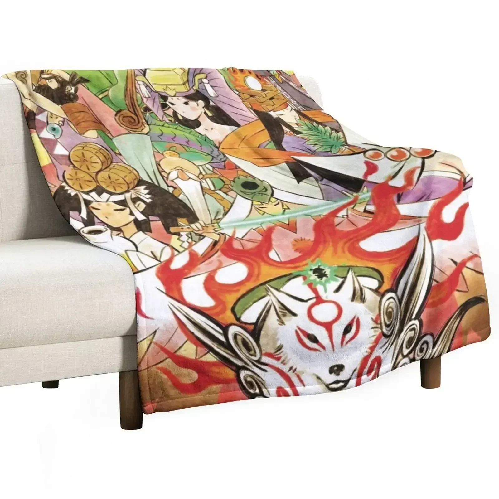 Okami HD cover Throw Blanket Stylish Decor Blanket Gift for Friends Roommate
Okami HD cover Throw Blanket Stylish Decor Blanket Gift for Friends Roommate