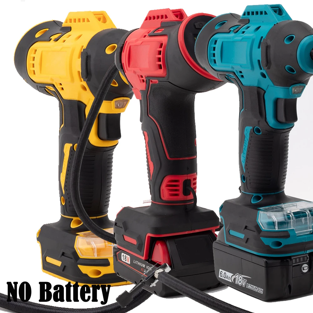 Cordless Tire Inflator for Dewalt/Makita/Milwaukee/BOSCH 18 Lithium Battery Wireless Air Pump Power Tool(NO Battery)
Cordless Tire Inflator for Dewalt/Makita/Milwaukee/BOSCH 18 Lithium Battery Wireless Air Pump Power Tool(NO Battery)