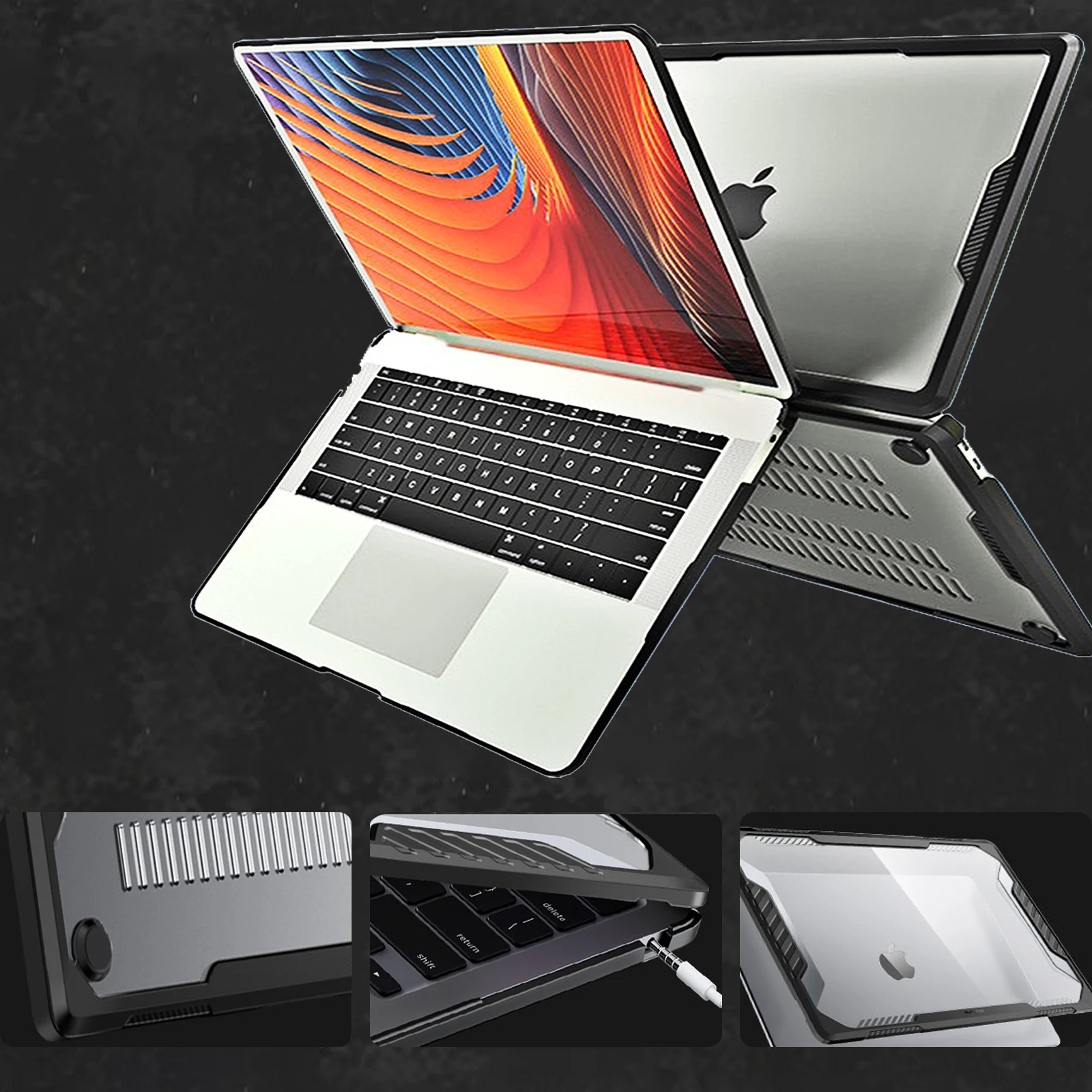 Designed for MacBook Air 13 inch Case 2022-2025 M2/M3/M4 (A3240 A3113 A2681) -TPU Rugged Slim Laptop Protective Cover
Designed for MacBook Air 13 inch Case 2022-2025 M2/M3/M4 (A3240 A3113 A2681) -TPU Rugged Slim Laptop Protective Cover