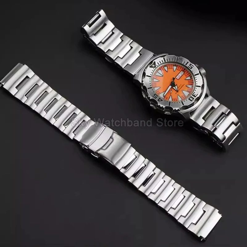 Для Seiko Prospex Landmaster ремешок для часов из нержавеющей стали SRPH75K1 SRP307 SRP313 20 мм серебристый выпуклый интерфейс складная пряжка
Для Seiko Prospex Landmaster ремешок для часов из нержавеющей стали SRPH75K1 SRP307 SRP313 20 мм серебристый выпуклый интерфейс складная пряжка