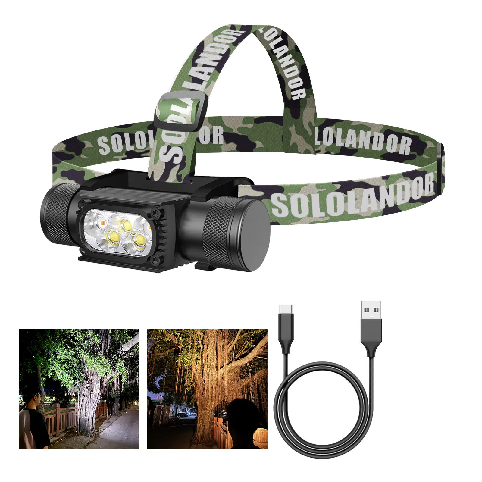 White Yellow LED Headlight USB Type C Flashlight Use 18650 Battery Memory Headlamp Outdoor Head Light in fog Lamp Flash Torch
White Yellow LED Headlight USB Type C Flashlight Use 18650 Battery Memory Headlamp Outdoor Head Light in fog Lamp Flash Torch