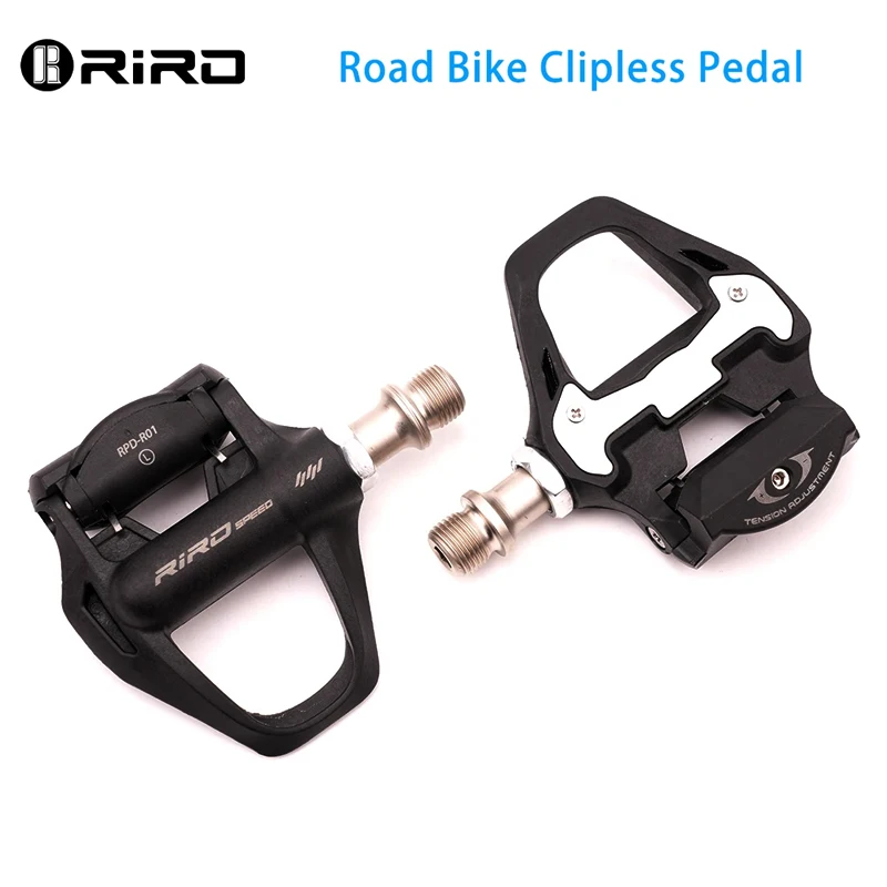 RIRO Road Bike Clipless Pedal Ultralight MTB Self-Locking Pedals Cycling DU+Bearing Cleats Pedal for SPD System with Plate
RIRO Road Bike Clipless Pedal Ultralight MTB Self-Locking Pedals Cycling DU+Bearing Cleats Pedal for SPD System with Plate