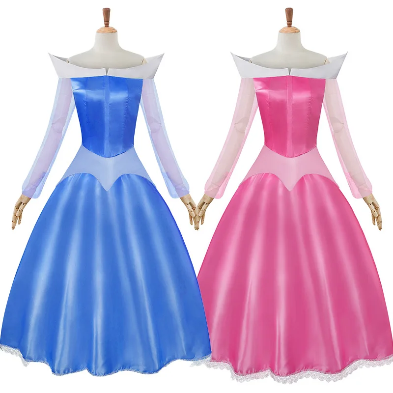 Halloween Sleeping Beauty Princess Adult Large Size Blue Pink Cosplay Year Meeting Dress Polyester Fiber 100% Stage Costume
Halloween Sleeping Beauty Princess Adult Large Size Blue Pink Cosplay Year Meeting Dress Polyester Fiber 100% Stage Costume