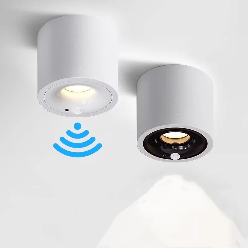 Светодиодный потолочный светильник с датчиком движения PIR, 110-220В, накладной, антибликовый, умный, для лестниц, спален, дома, точечное освещение
Светодиодный потолочный светильник с датчиком движения PIR, 110-220В, накладной, антибликовый, умный, для лестниц, спален, дома, точечное освещение