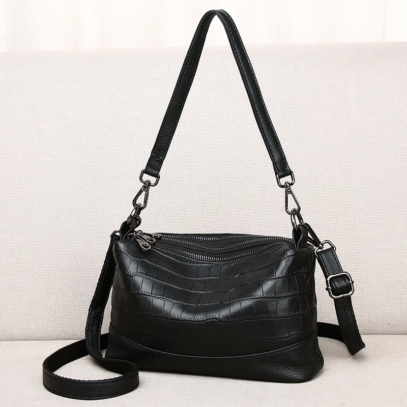 Кожаная сумка с крокодиловым узором, большая вместительная сумка через плечо, модная, с несколькими отделениями, для повседневного использования, для мам
Кожаная сумка с крокодиловым узором, большая вместительная сумка через плечо, модная, с несколькими отделениями, для повседневного использования, для мам
