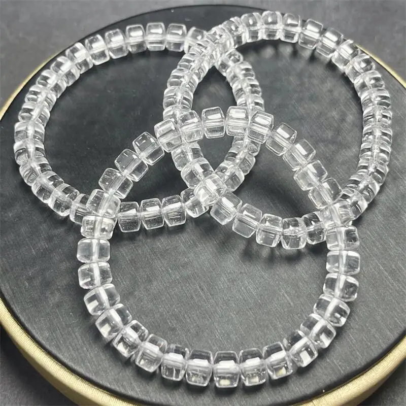 7MM Natural Clear Quartz Bead Bracelet Gemstone Crystal Jewelry For Women Healing Bohemia Holiday Gift 1pcs
7MM Natural Clear Quartz Bead Bracelet Gemstone Crystal Jewelry For Women Healing Bohemia Holiday Gift 1pcs