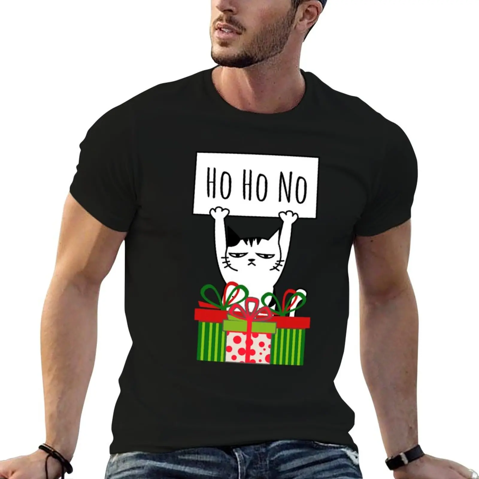 Cat Christmas Cat Ho Ho No T-Shirt funny t shirts man funny t shirts dark humor man t shirts cotton T-shirt
Cat Christmas Cat Ho Ho No T-Shirt funny t shirts man funny t shirts dark humor man t shirts cotton T-shirt
