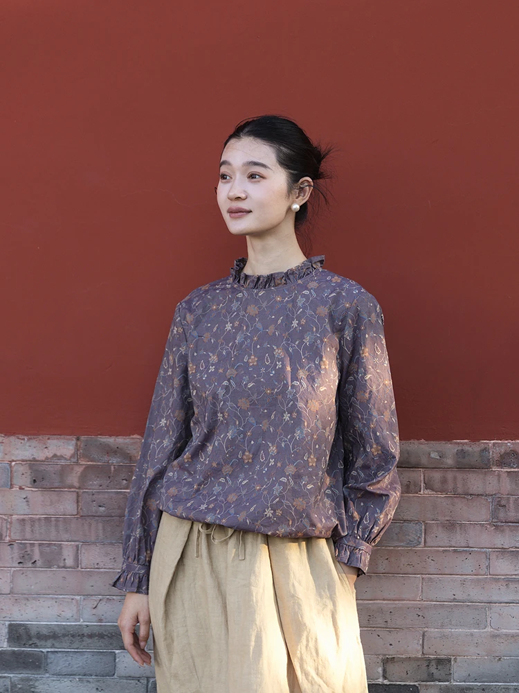 Женская одежда из чистого хлопка Long Sve irt с цветочной вышивкой, повседневная одежда свободного кроя, дышащая осенне-зимняя новинка...
Женская одежда из чистого хлопка Long Sve irt с цветочной вышивкой, повседневная одежда свободного кроя, дышащая осенне-зимняя новинка...