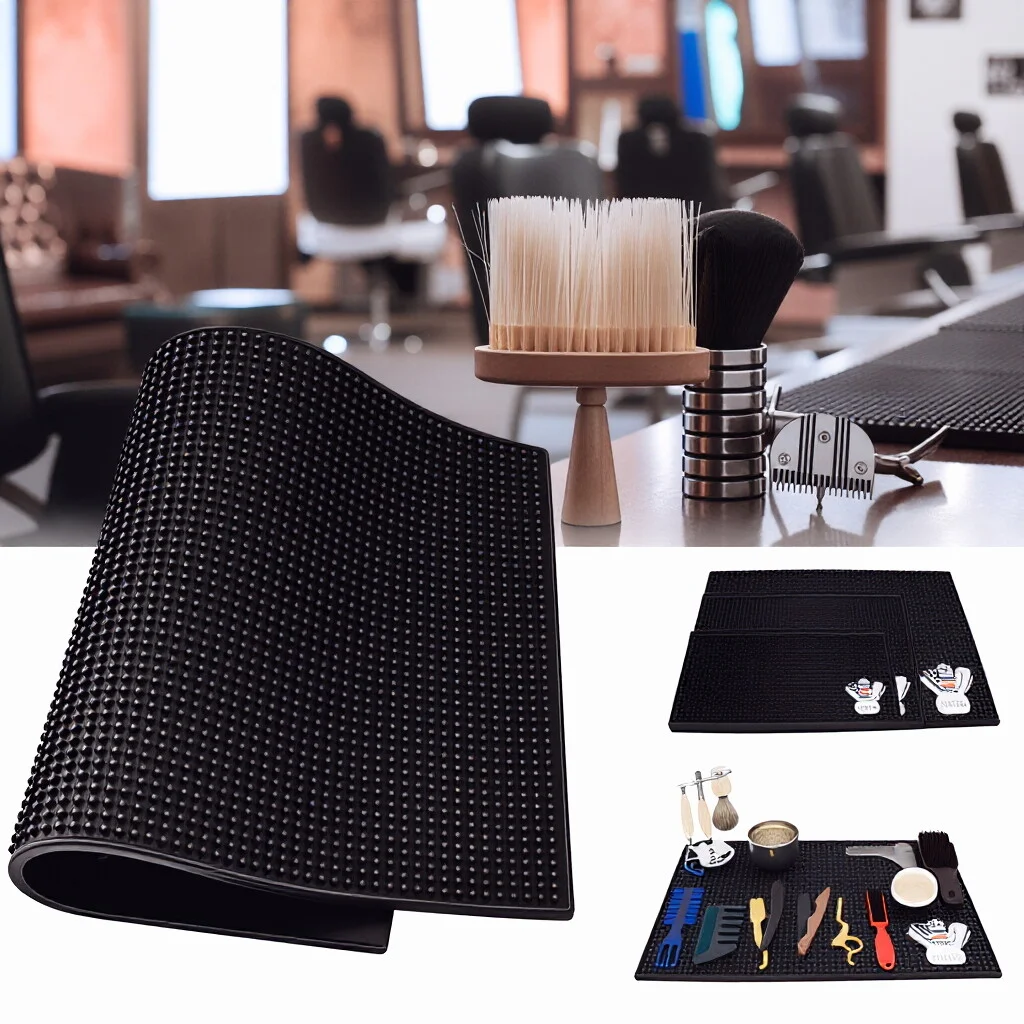 Non-Slip Barber Mat Skull Pattern Silicone Waterproof Professional Scissors Combs Hairdresser Tool Organizer Pad for Salon Tools
Non-Slip Barber Mat Skull Pattern Silicone Waterproof Professional Scissors Combs Hairdresser Tool Organizer Pad for Salon Tools