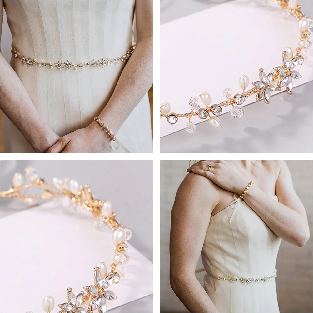 Rhinestone Bride Waist Chain Handmade Pearl Sash for Wedding Dress Clothing Accessory Elegant Waist Belt Prom Party Event Use
Rhinestone Bride Waist Chain Handmade Pearl Sash for Wedding Dress Clothing Accessory Elegant Waist Belt Prom Party Event Use