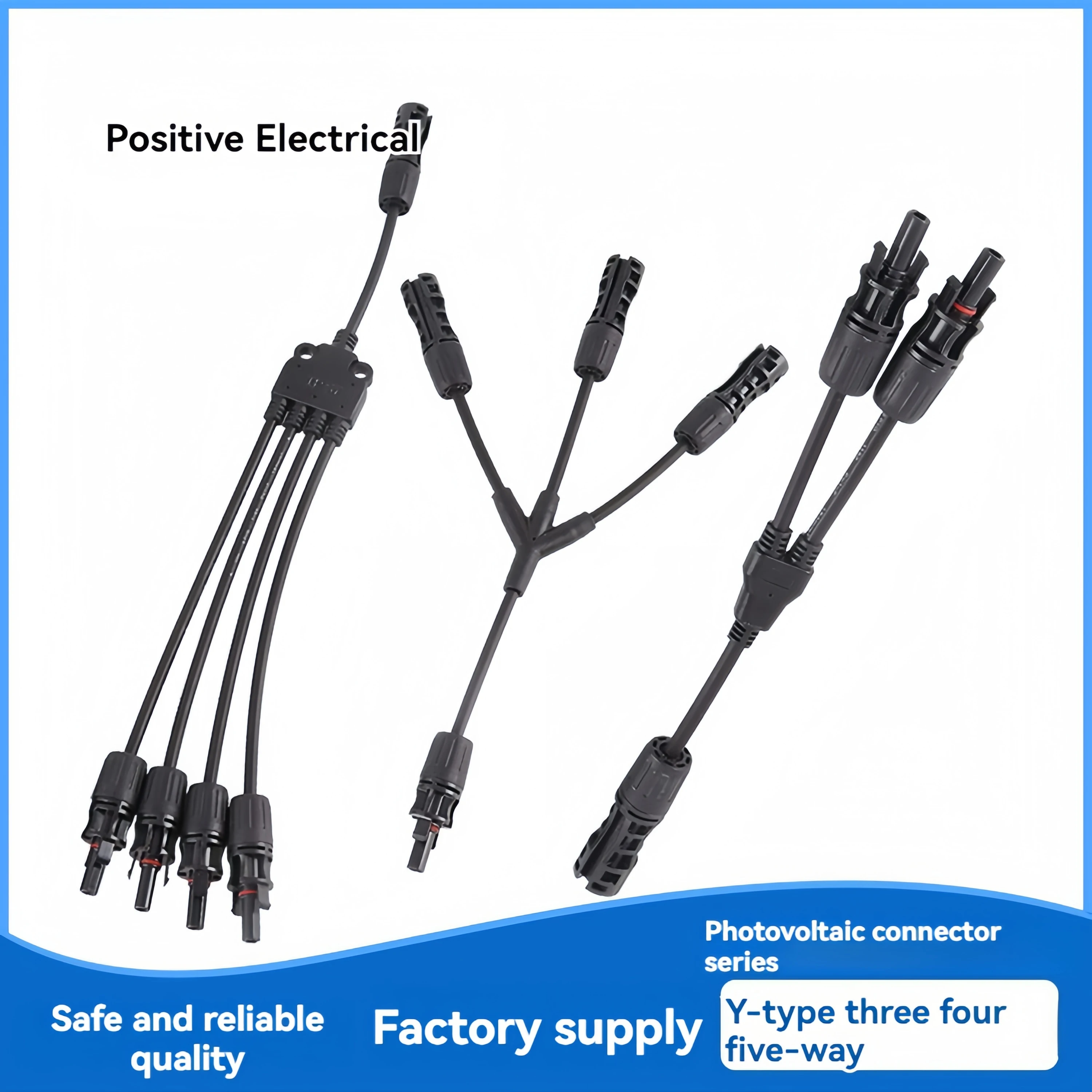 Solar Connector Male and Female Cable Terminal Selectrician Y-branch Solar Electrical Installation Plastic Housing Free Shipping
Solar Connector Male and Female Cable Terminal Selectrician Y-branch Solar Electrical Installation Plastic Housing Free Shipping