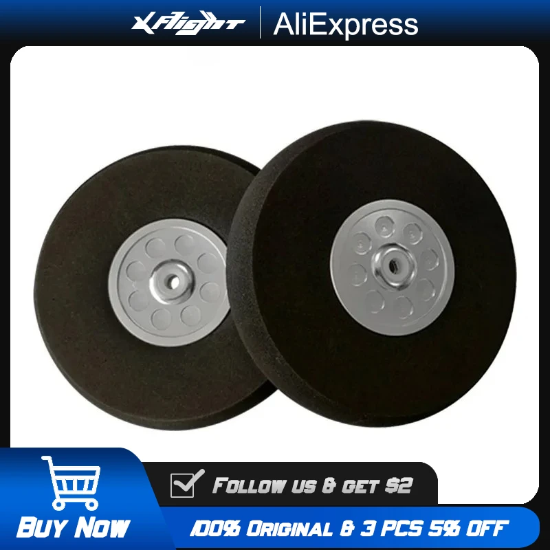 XFlight 1PC CNC Aluminum Landing Gear Wheels with EVA Foam Sponge Tires | RC Airplane Replacement Parts | Durable Hub Accessory
XFlight 1PC CNC Aluminum Landing Gear Wheels with EVA Foam Sponge Tires | RC Airplane Replacement Parts | Durable Hub Accessory