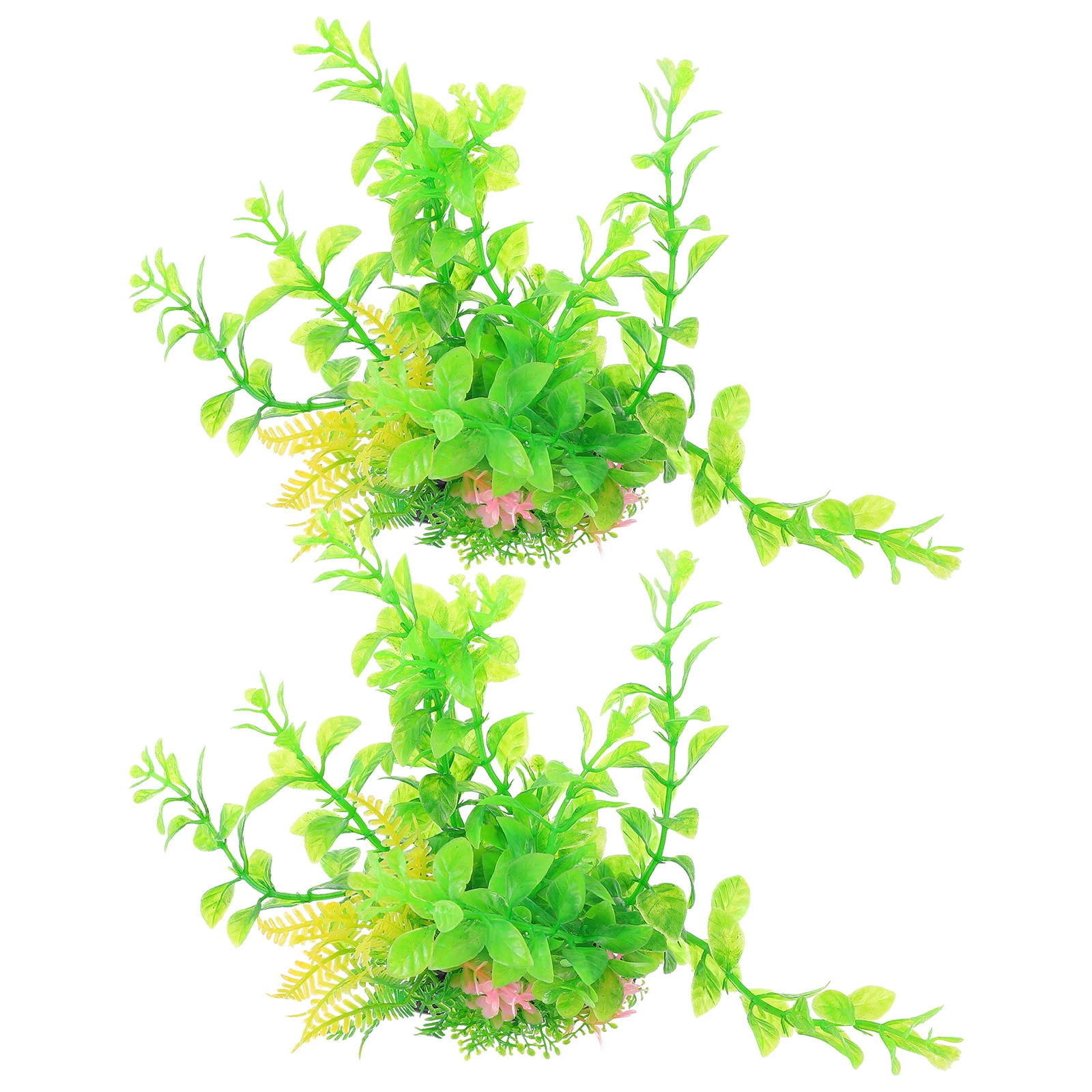 2 Pcs Realistic Artificial Aquarium Plants Plastic Fish Tank Decorations Easy Cleaning Longlasting Breeding Accessories
2 Pcs Realistic Artificial Aquarium Plants Plastic Fish Tank Decorations Easy Cleaning Longlasting Breeding Accessories