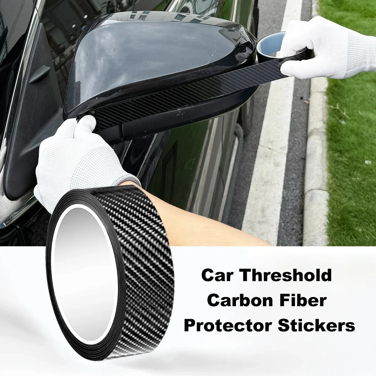 3D Nano Carbon Fiber Car Bumper Door Guard Protection Film Auto Door Sill Protector Sticker Black Waterproof Anti Scratch Tape
3D Nano Carbon Fiber Car Bumper Door Guard Protection Film Auto Door Sill Protector Sticker Black Waterproof Anti Scratch Tape