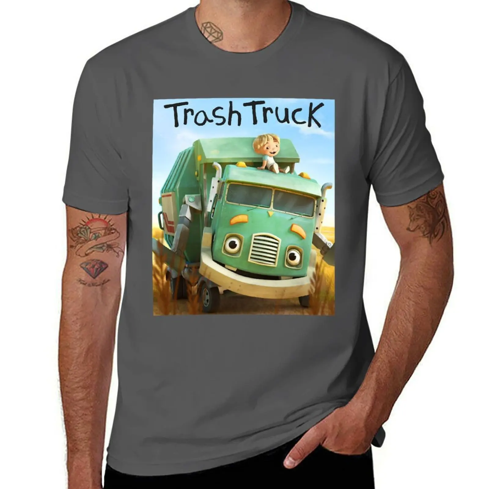 and truck trash cartoon hank T-Shirt Christmas Casual Short Sleeve Top
and truck trash cartoon hank T-Shirt Christmas Casual Short Sleeve Top