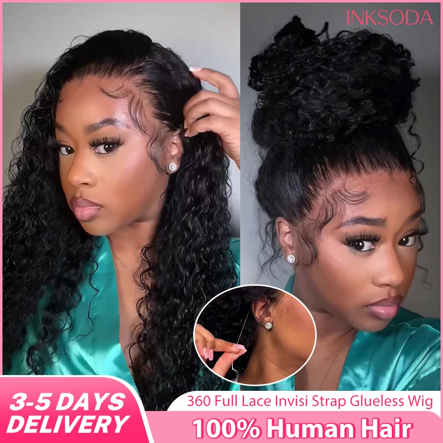 Invisible Strap Curly 360 HD Lace Front Wig Human Hair Deep Wave 360 Full Lace Frontal Wig Drawstring Glueless Wig Invisi Strap
Invisible Strap Curly 360 HD Lace Front Wig Human Hair Deep Wave 360 Full Lace Frontal Wig Drawstring Glueless Wig Invisi Strap