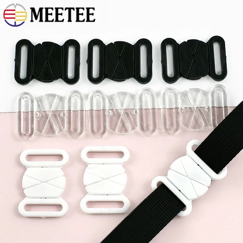 100/200Sets Meetee 18mm Plastic Bra Buckle O Ring Strap Hook Underwear Bikini Tape Adjuster Clasp Bow Tie Connector Accessories
100/200Sets Meetee 18mm Plastic Bra Buckle O Ring Strap Hook Underwear Bikini Tape Adjuster Clasp Bow Tie Connector Accessories