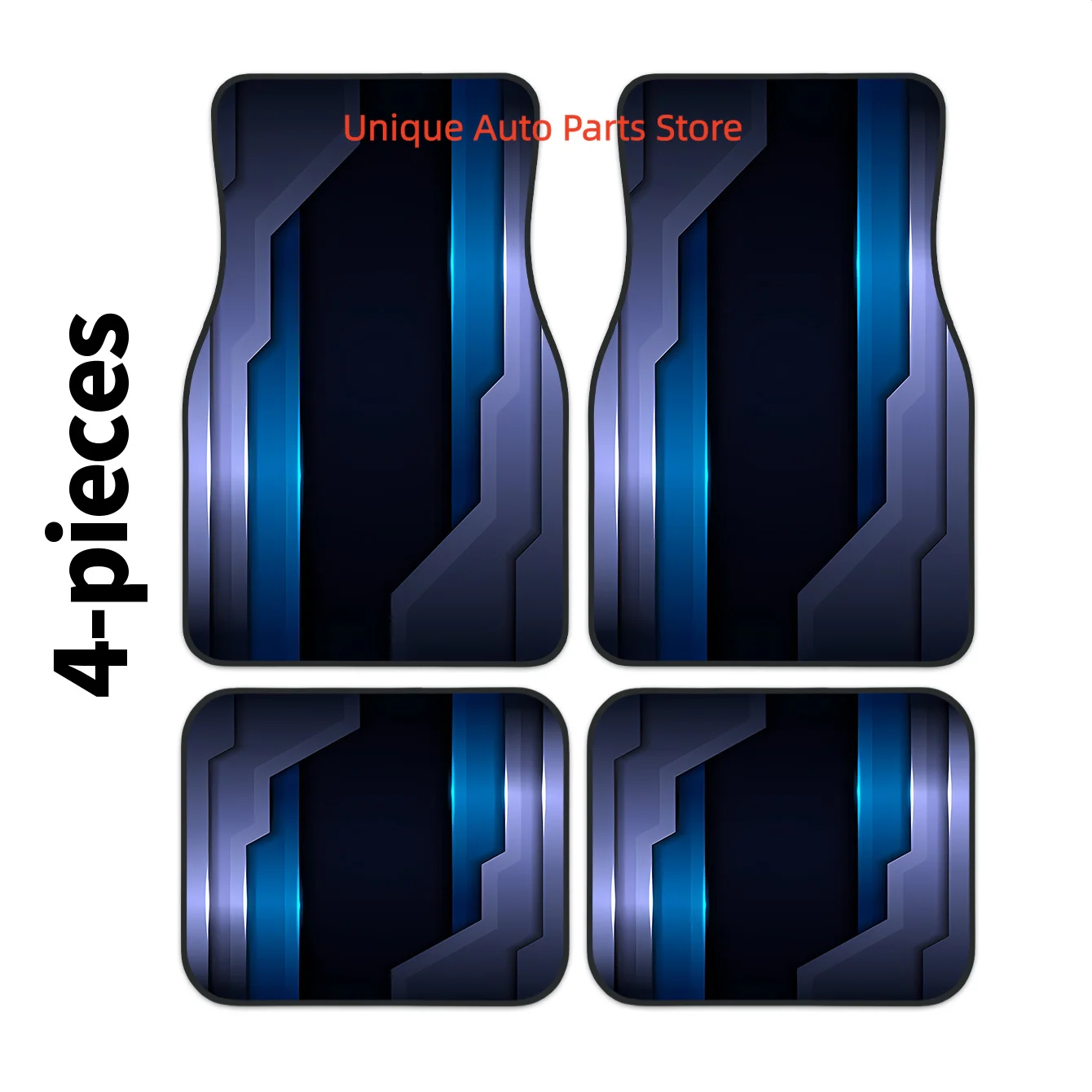 2D 4pcs Set Tech Geometric Line Print Car Floor Mats, Front and Rear Carpets, Car Interior Accessory Floor Mats, Suitable for Fr
2D 4pcs Set Tech Geometric Line Print Car Floor Mats, Front and Rear Carpets, Car Interior Accessory Floor Mats, Suitable for Fr