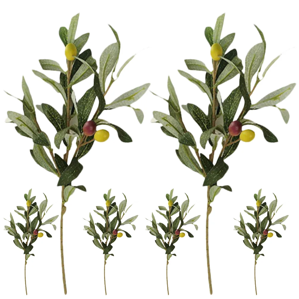 6 Pcs Artificial Olive Branch Fake Vines Leaves Olives Faux Branches for Vases Tree Wedding
6 Pcs Artificial Olive Branch Fake Vines Leaves Olives Faux Branches for Vases Tree Wedding