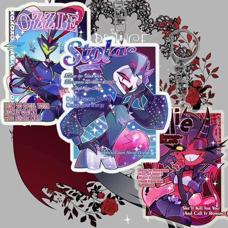 Acrylic Keychain key to my heart series for Helluva Boss Blitzo Millie Anime backpack charm Decoration Collection Gift
Acrylic Keychain key to my heart series for Helluva Boss Blitzo Millie Anime backpack charm Decoration Collection Gift 