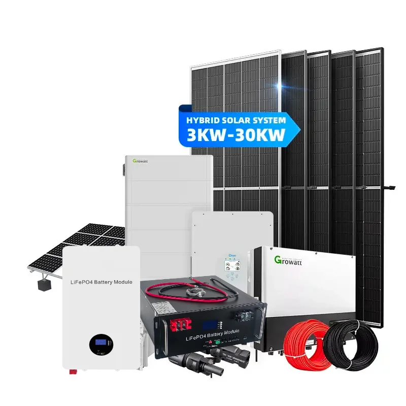 Residential Hybrid Solar Energy System 3KW 5KW 6KW 10KW With MPPT Controller And Lithium Ion Battery For Family Daily Power Use
Residential Hybrid Solar Energy System 3KW 5KW 6KW 10KW With MPPT Controller And Lithium Ion Battery For Family Daily Power Use
