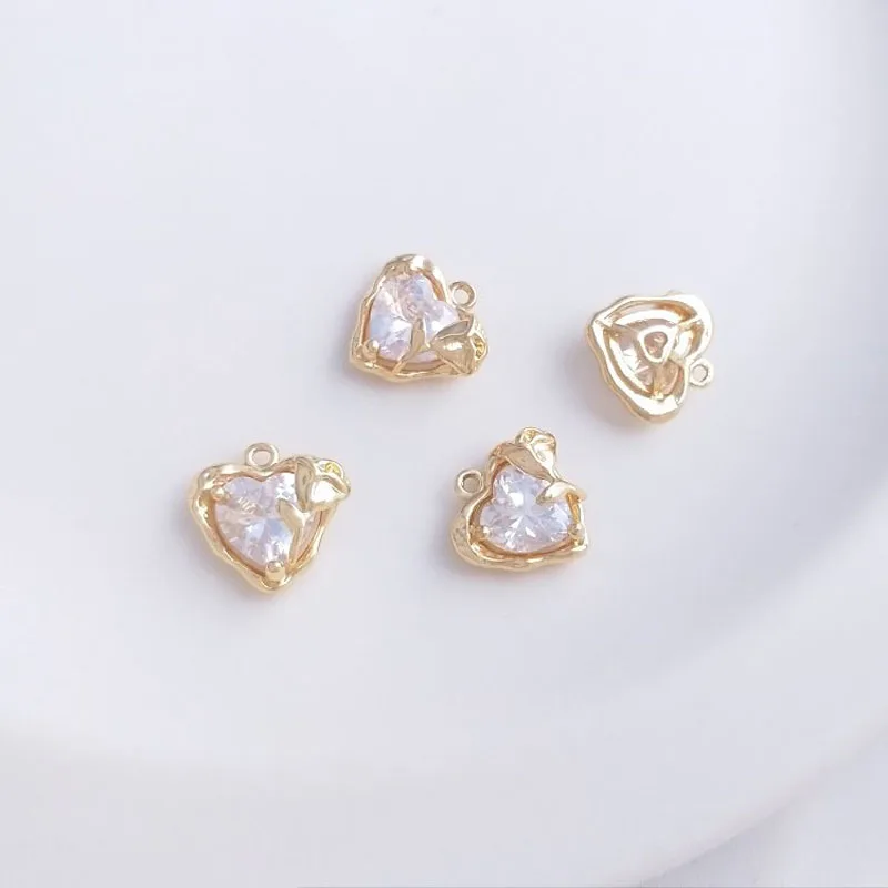 2PCS Gold Filled 13mm Zircon Embedded Peach Pendant DIY Handmade Jewelry Pendant Material Love Pendant Bracelet Jewelry Pendant
2PCS Gold Filled 13mm Zircon Embedded Peach Pendant DIY Handmade Jewelry Pendant Material Love Pendant Bracelet Jewelry Pendant
