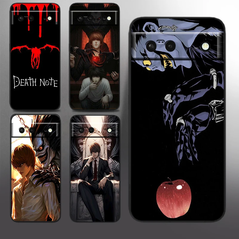 Anime D-Death N-Note Apple For Google Pixel 9 8 7A 7 6A 6 5A 5 4 4A XL 5G Black Silicon Shockproof Shell Back Phone Case
Anime D-Death N-Note Apple For Google Pixel 9 8 7A 7 6A 6 5A 5 4 4A XL 5G Black Silicon Shockproof Shell Back Phone Case