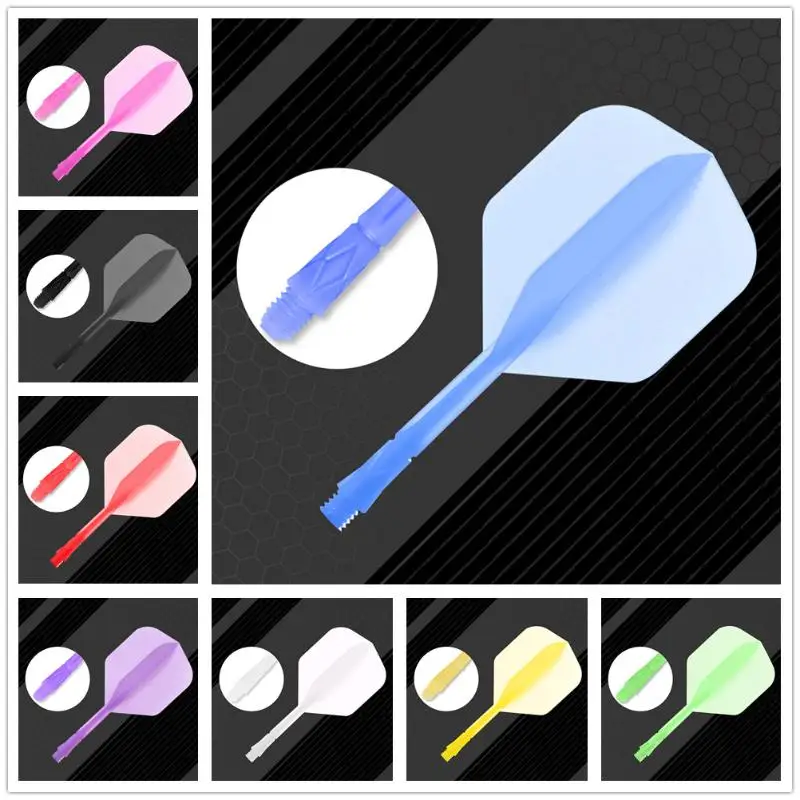 6/12/20PCS 4BA Plastic Dart Shaft Set, Integrated, High-Strength, Anti-Fall, Durable, Pro Design, Essential Accessory