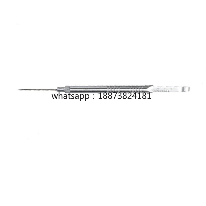BB007 Steel Manual Depth Gauge 0mm to 30mm/60mm/40mm/90mm/120mm Class I Veterinary Surgical Instruments
BB007 Steel Manual Depth Gauge 0mm to 30mm/60mm/40mm/90mm/120mm Class I Veterinary Surgical Instruments