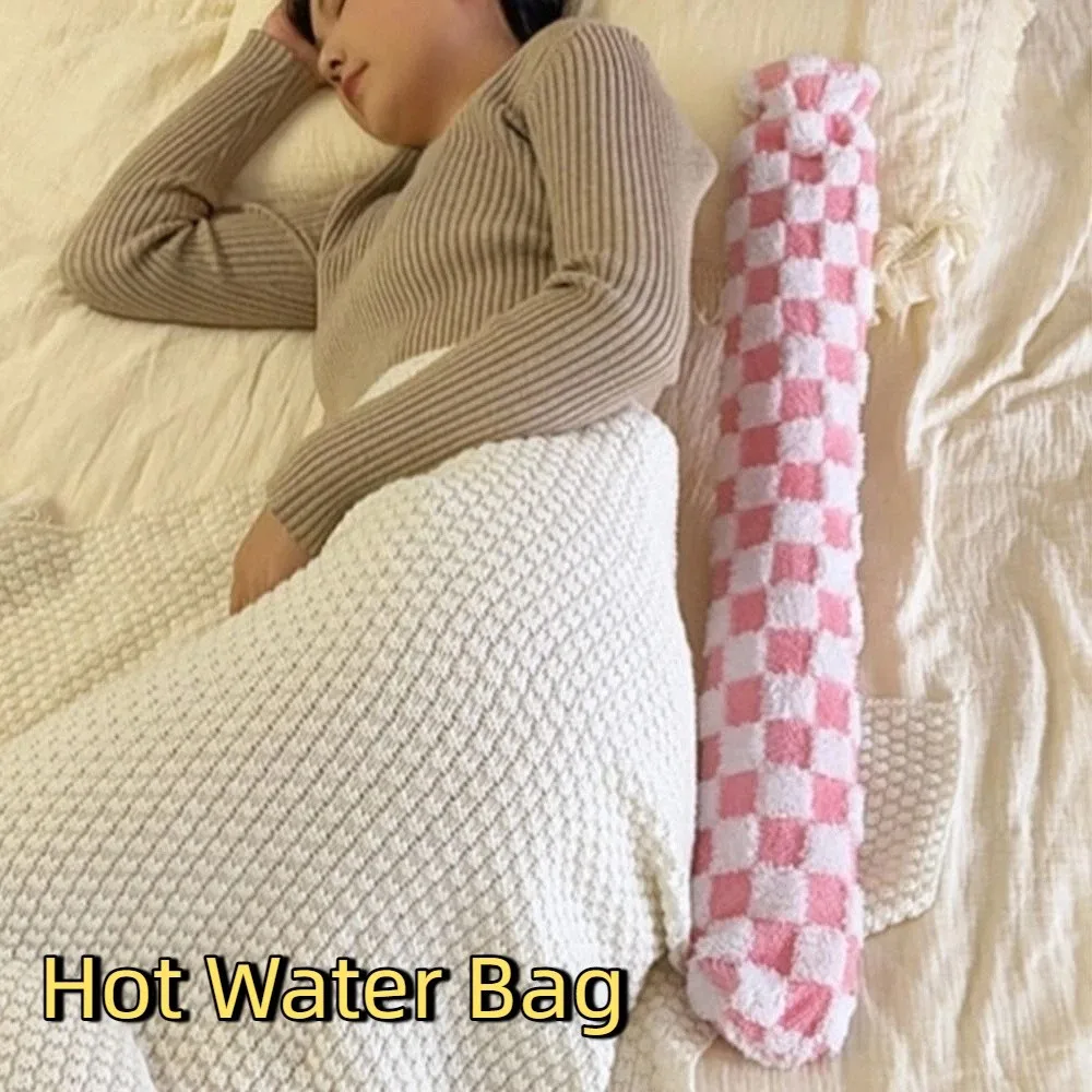 55/75cm Hot Water Bottle Water-filled Removable Waist Warmer with Plush Cover Anti-scalding Belly Warmer
55/75cm Hot Water Bottle Water-filled Removable Waist Warmer with Plush Cover Anti-scalding Belly Warmer