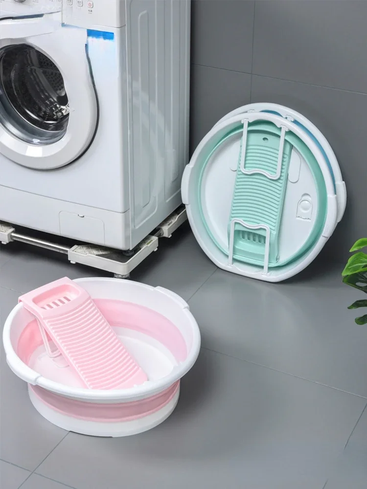 Folding basin household washbasin with washboard thickened washboard integrated baby student dormitory baby washbasin
Folding basin household washbasin with washboard thickened washboard integrated baby student dormitory baby washbasin