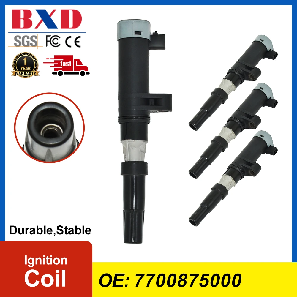 1/4PCS Ignition Coil 7700875000 For Renault Clio Megane Espace Kangoo Scenic Laquna Modus Thalia Car Accessories Auto Parts
1/4PCS Ignition Coil 7700875000 For Renault Clio Megane Espace Kangoo Scenic Laquna Modus Thalia Car Accessories Auto Parts