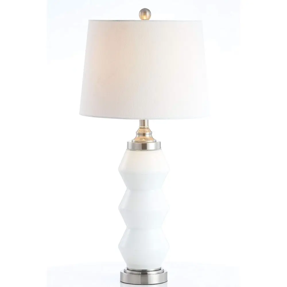 Contemporary White/Nickel 29 LED Desk Lamp for Bedroom, Living Room, and Home Office
Contemporary White/Nickel 29 LED Desk Lamp for Bedroom, Living Room, and Home Office