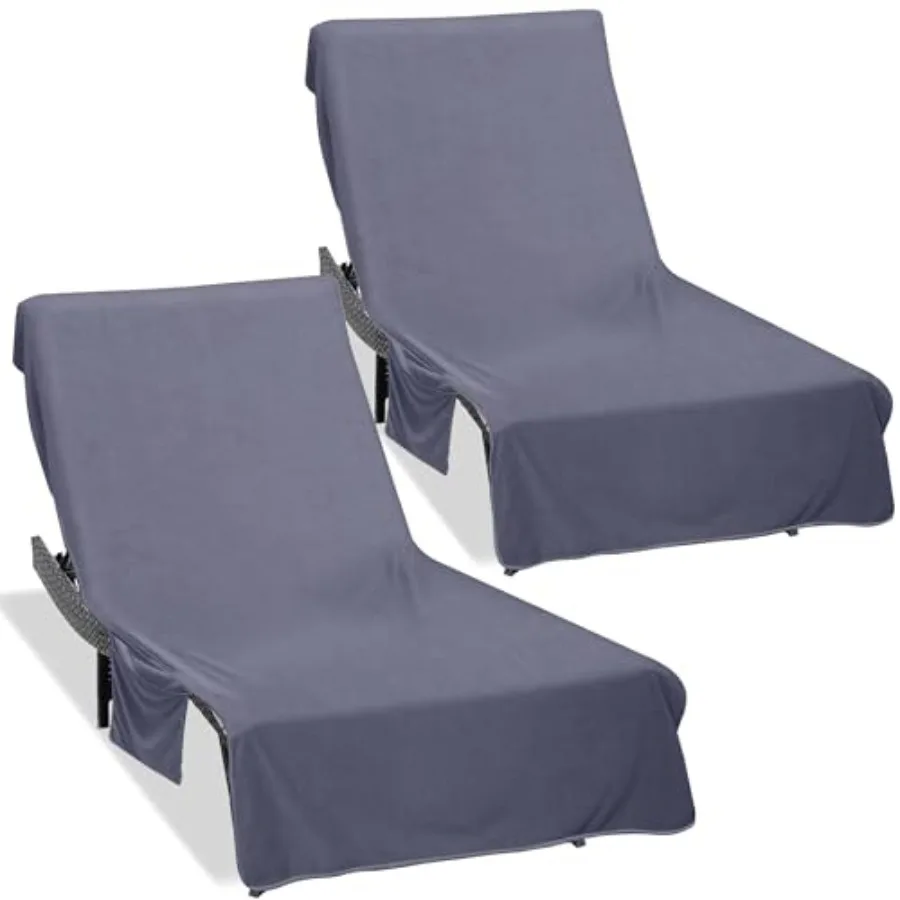 Супермягкие и толстые чехлы для шезлонгов (2 шт.) с карманами, для пляжа, бассейна, сада
Супермягкие и толстые чехлы для шезлонгов (2 шт.) с карманами, для пляжа, бассейна, сада