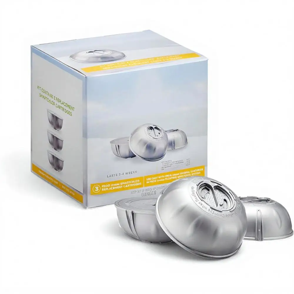 Сменные картриджи SmartChlor для гидромассажных ванн - система дезинфекции хлором, 3 шт.
Сменные картриджи SmartChlor для гидромассажных ванн - система дезинфекции хлором, 3 шт.