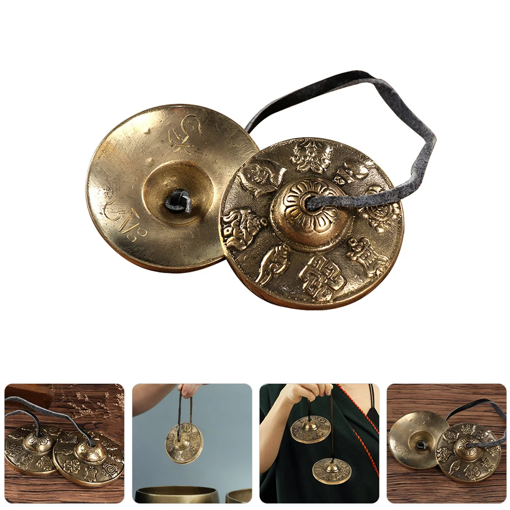 Brass Hand Cymbals Adult Copper Material Clear Sound Fine Craftsmanship Auspicious Patterns Ritual Blessing Exorcism Meditation
Brass Hand Cymbals Adult Copper Material Clear Sound Fine Craftsmanship Auspicious Patterns Ritual Blessing Exorcism Meditation