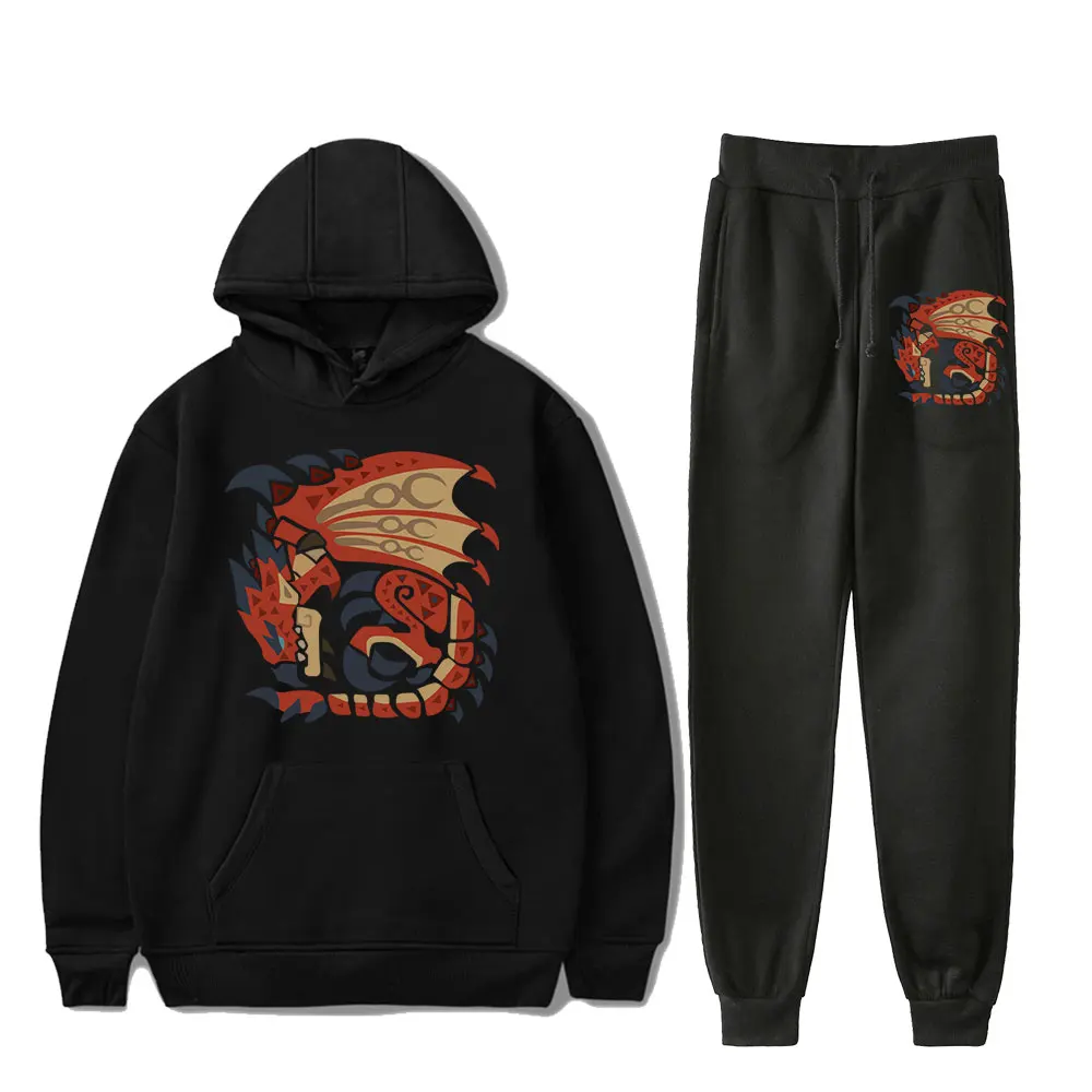 Горячая игра Monster Hunter Wilds Rathalos Monster Kanji Merch, модные толстовки, комплект с капюшоном, брюки, пуловер из двух предметов, мужская и женская одежда
Горячая игра Monster Hunter Wilds Rathalos Monster Kanji Merch, модные толстовки, комплект с капюшоном, брюки, пуловер из двух предметов, мужская и женская одежда