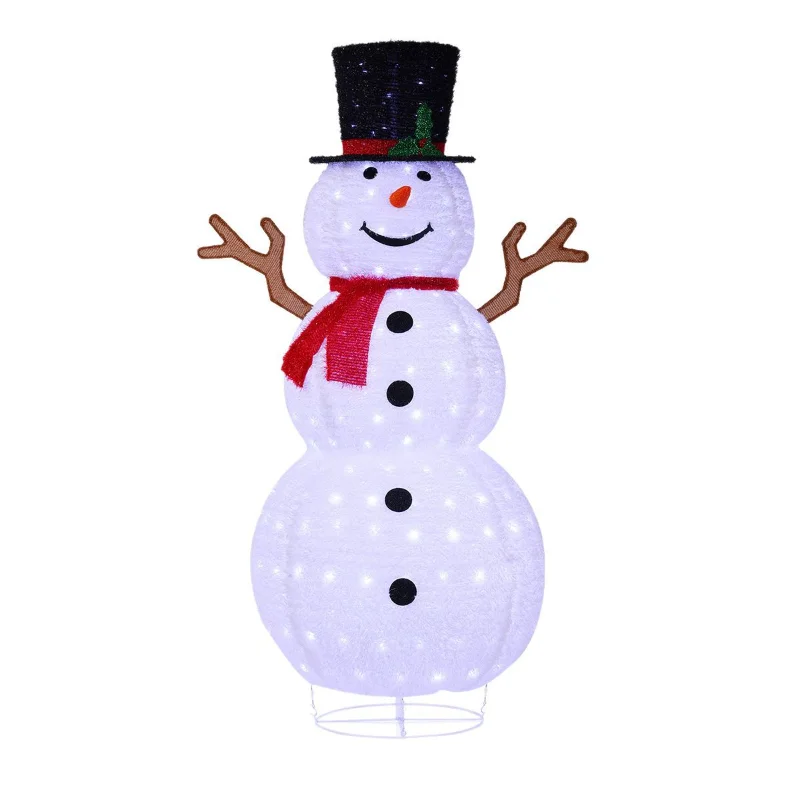 Christmas snowman props shopping mall hotel Christmas tree scene decoration retractable luminous three-dimensional ornament 
Christmas snowman props shopping mall hotel Christmas tree scene decoration retractable luminous three-dimensional ornament