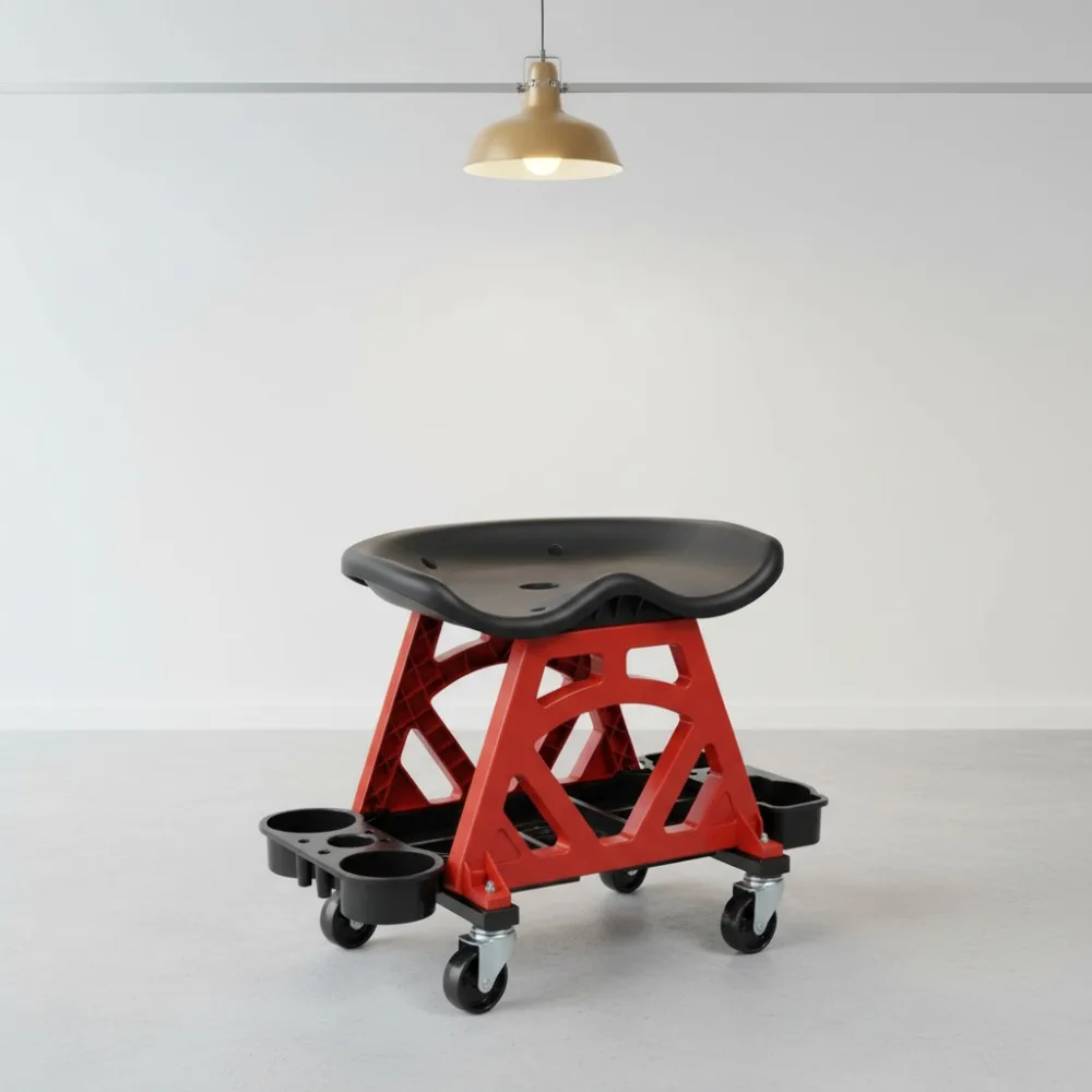 Ergonomic Mechanic Stool Chair with Tool Tray, 300LBS Capacity, Swivel Casters for Workshop Garage Auto Repair
Ergonomic Mechanic Stool Chair with Tool Tray, 300LBS Capacity, Swivel Casters for Workshop Garage Auto Repair