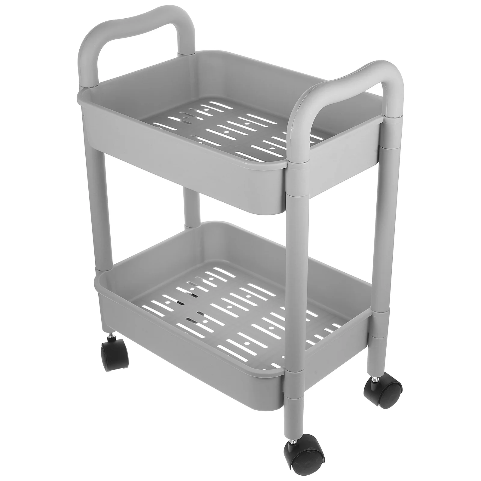 2 Tier Gray Mobile Storage Cart Rolling Rack Wheels for Kitchen Bathroom ganization Small Trolley Shelf Multi purpose Storage
2 Tier Gray Mobile Storage Cart Rolling Rack Wheels for Kitchen Bathroom ganization Small Trolley Shelf Multi purpose Storage